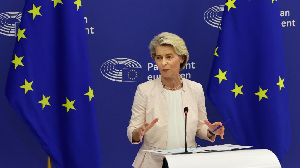 La presidenta de la Comisión Europea, Ursula von der Leyen.