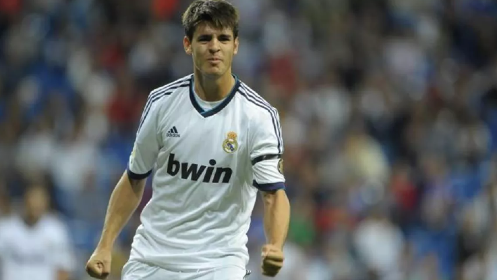 Álvaro Morata en su primera temporada con el Real Madrid