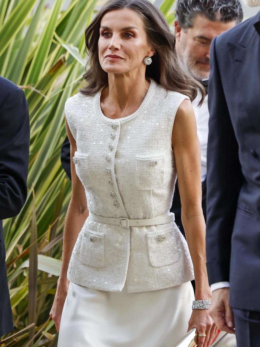 La reina Letizia, durante el acto.