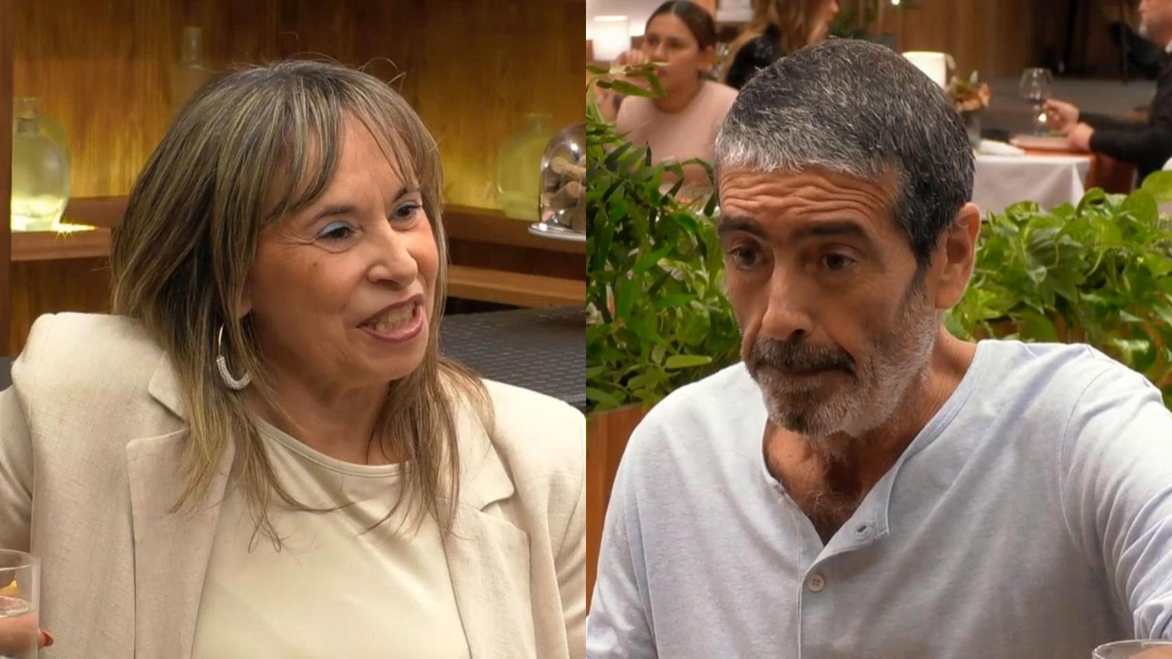 Paz y Javier en ‘First Dates’.