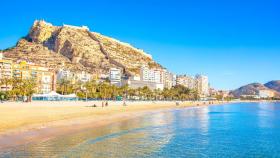 Playa del Postiguet en Alicante.