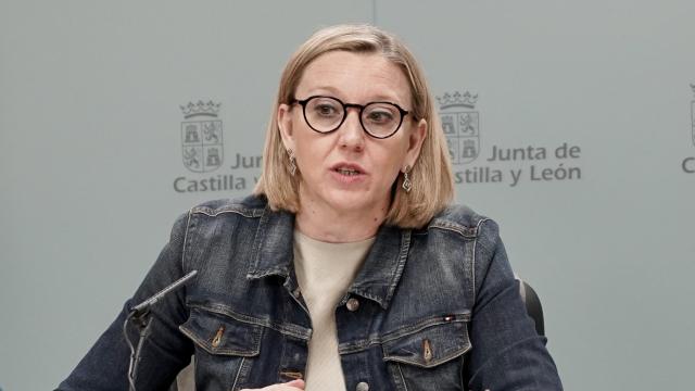 La vicepresidenta y consejera de Familia e Igualdad de Oportunidades, Isabel Blanco, en rueda de prensa posterior al Consejo de Gobierno