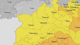Mapa del calor que le espera a Castilla y León este viernes