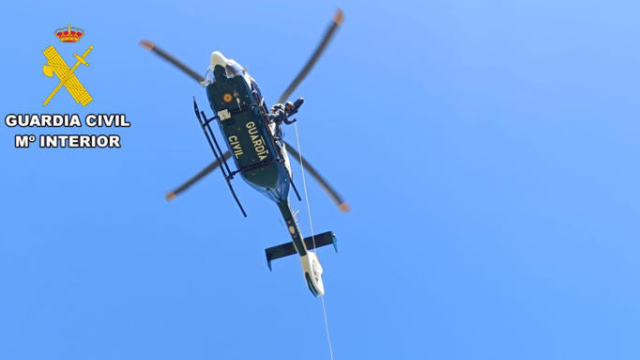 Imagen de archivo del helicóptero de la Unidad Aérea de León