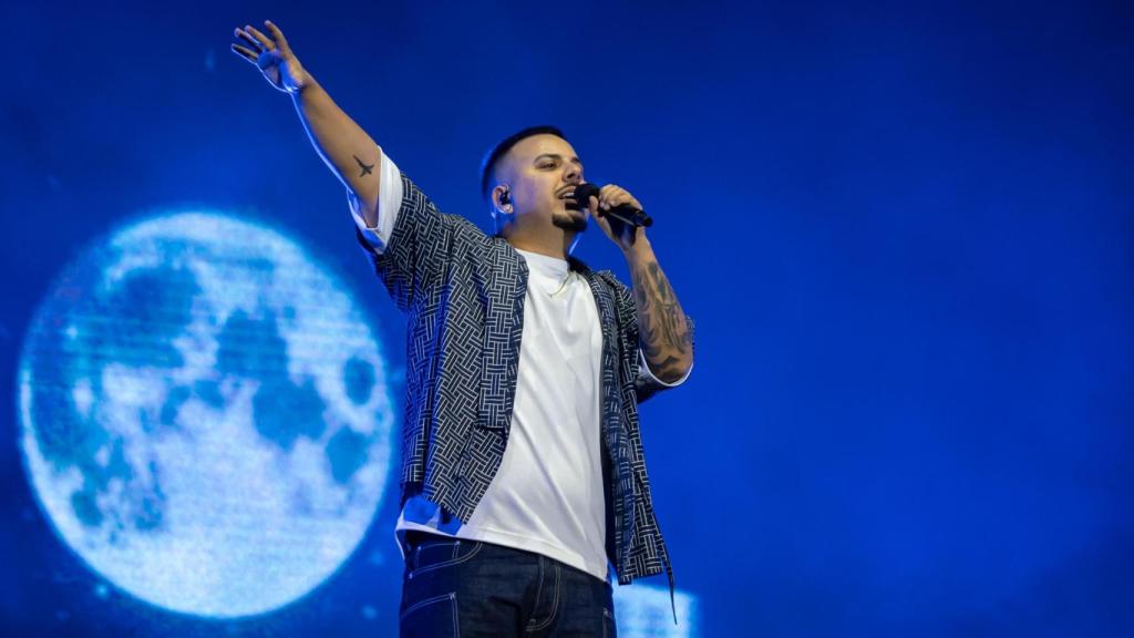 Cruz Cafuné durante un concierto en Arrecife, Lanzarote. Foto: EuropaPress