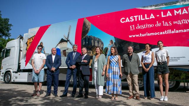 Emiliano García-Page ha presentado este jueves el tráiler turístico de Castilla-La Mancha.