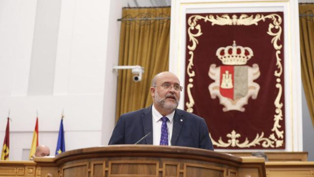 José Luis Martínez Guijarro, vicepresidente primero del Gobierno de Castilla-La Mancha. Foto: Cortes CLM.