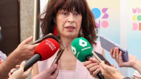 La ministra de Igualdad, Ana Redondo, este jueves a los Cursos de Verano de El Escorial.