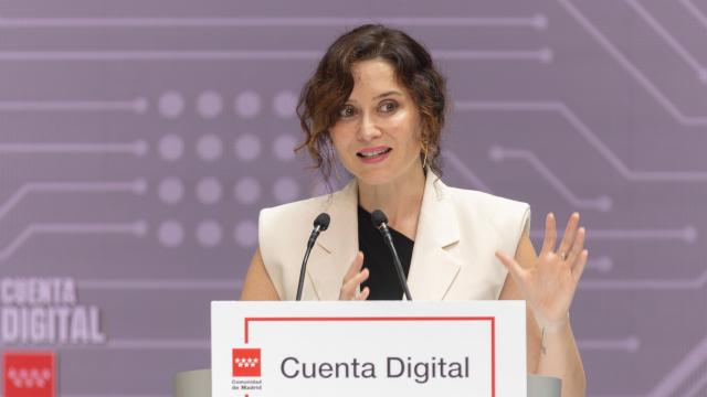 La presidenta de la Comunidad de Madrid, Isabel Díaz Ayuso, esta semana.