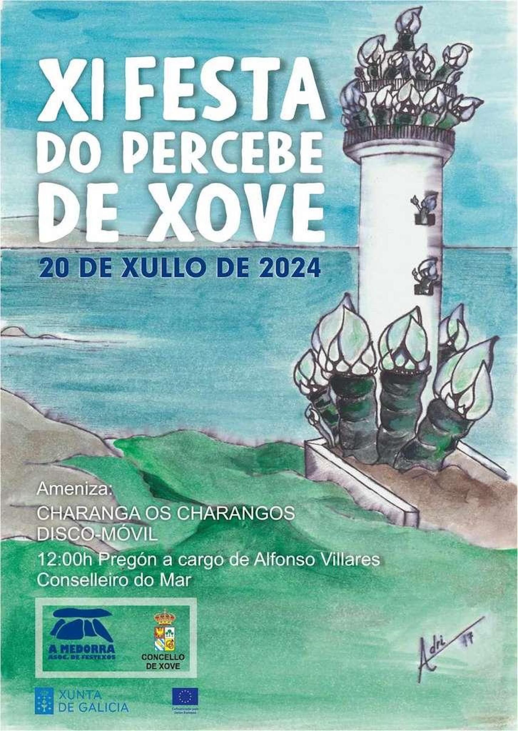 Cartel de la Festa do Percebe de Xove