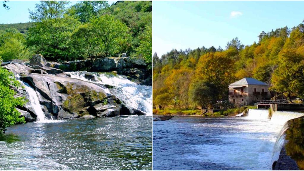 A orillas del río Ulla entre Lugo y A Coruña