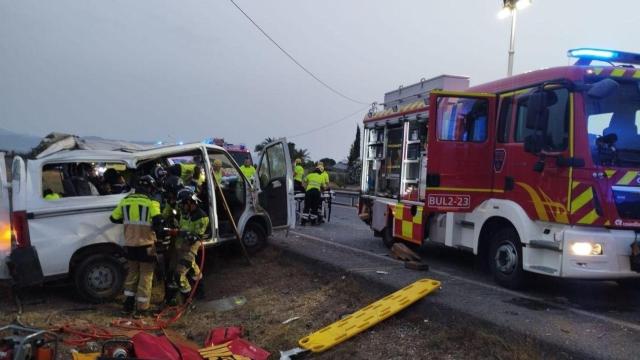 Accidente en Purias (Lorca).