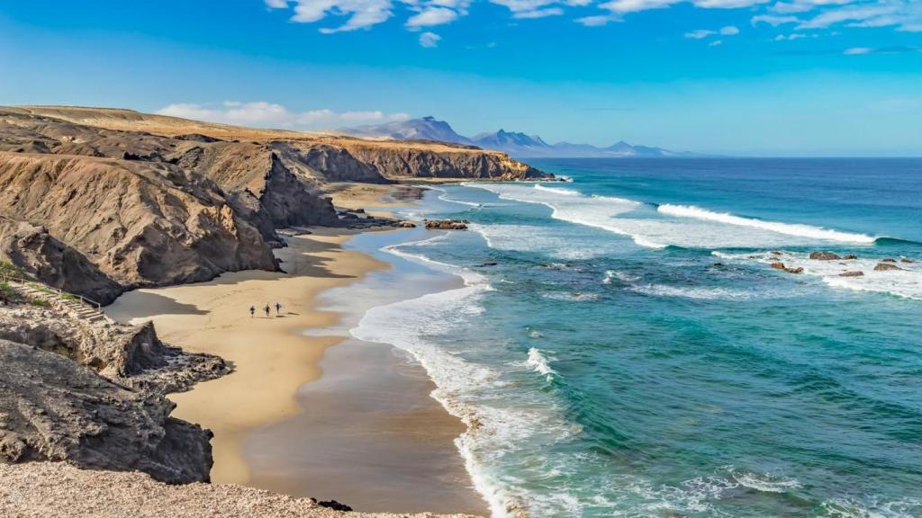 Entorno de costa en Fuerteventura.