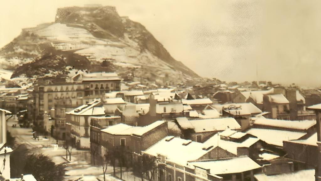La gran nevada conocida como 'Neva Grossa' en Alicante, en 1926.