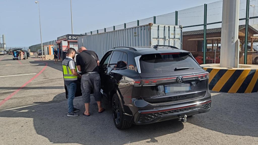 El Volkswagen Tiguan intervenido.