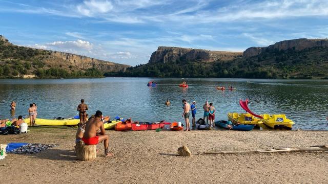 Imagen del embalse de Las Vencías