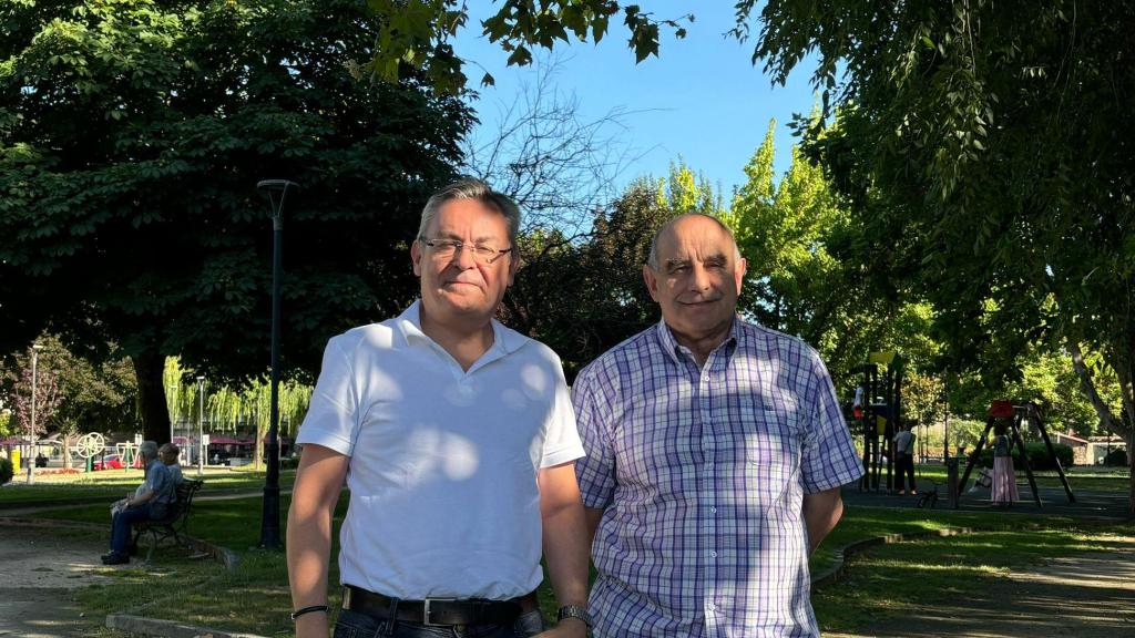 Los directores de UNED Zamora y  UNED Ourense, Antonio Rodríguez González y Jesús Manuel García Díaz