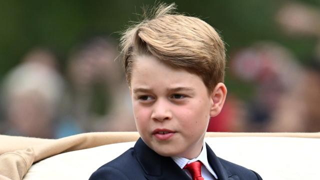 El príncipe George en el Trooping the Colour de 2023.