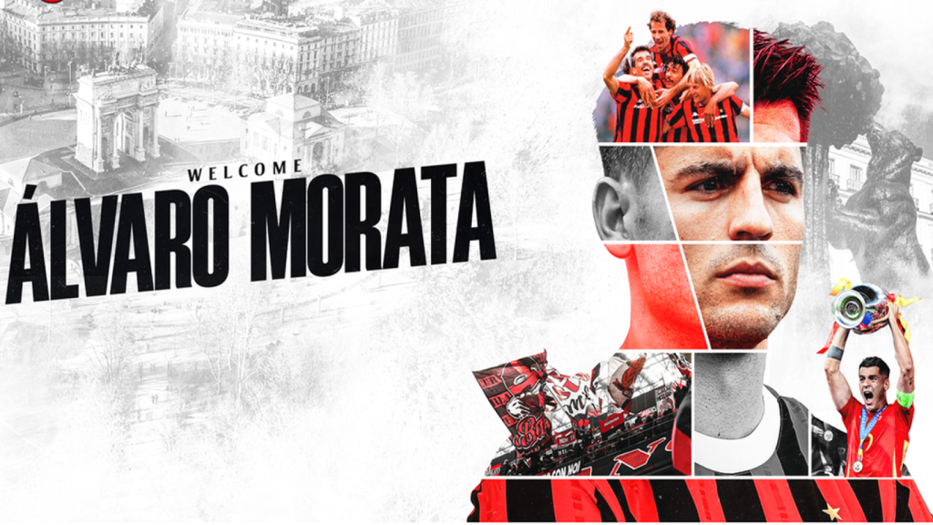 Morata ya es nuevo jugador del Milan.