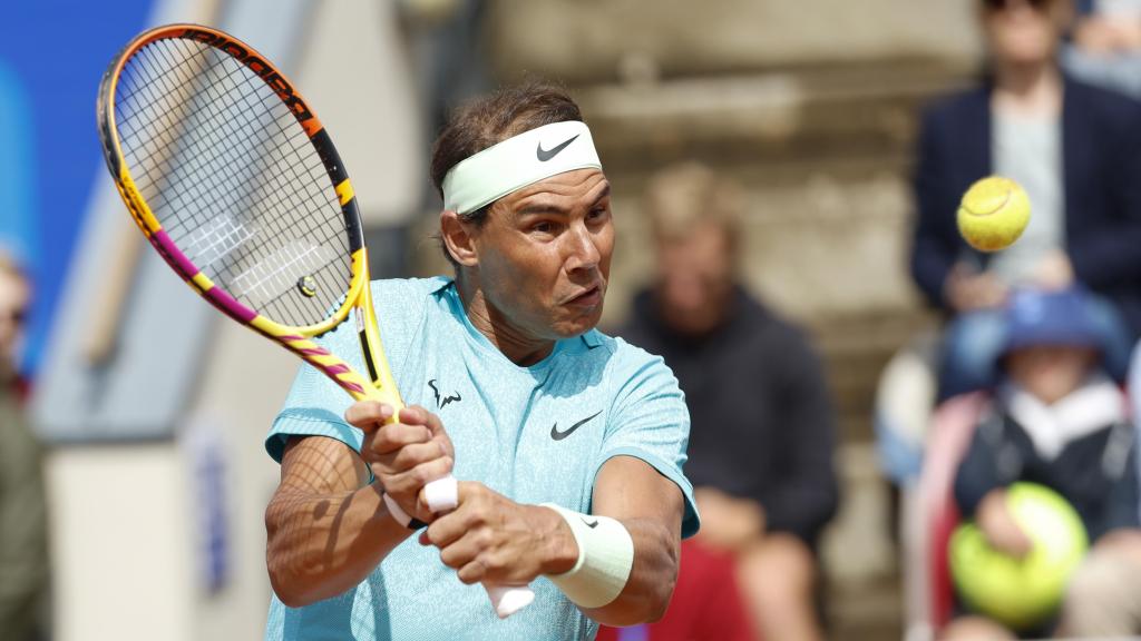 Rafa Nadal en el ATP 250 de Bastad 2024