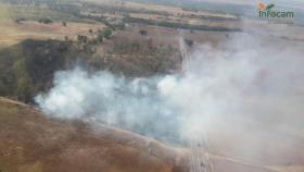 Incendio en Escalona (Toledo).