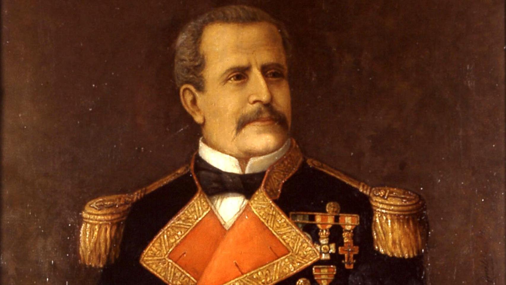 Retrato del capitán de navío Fernando Villaamil.
