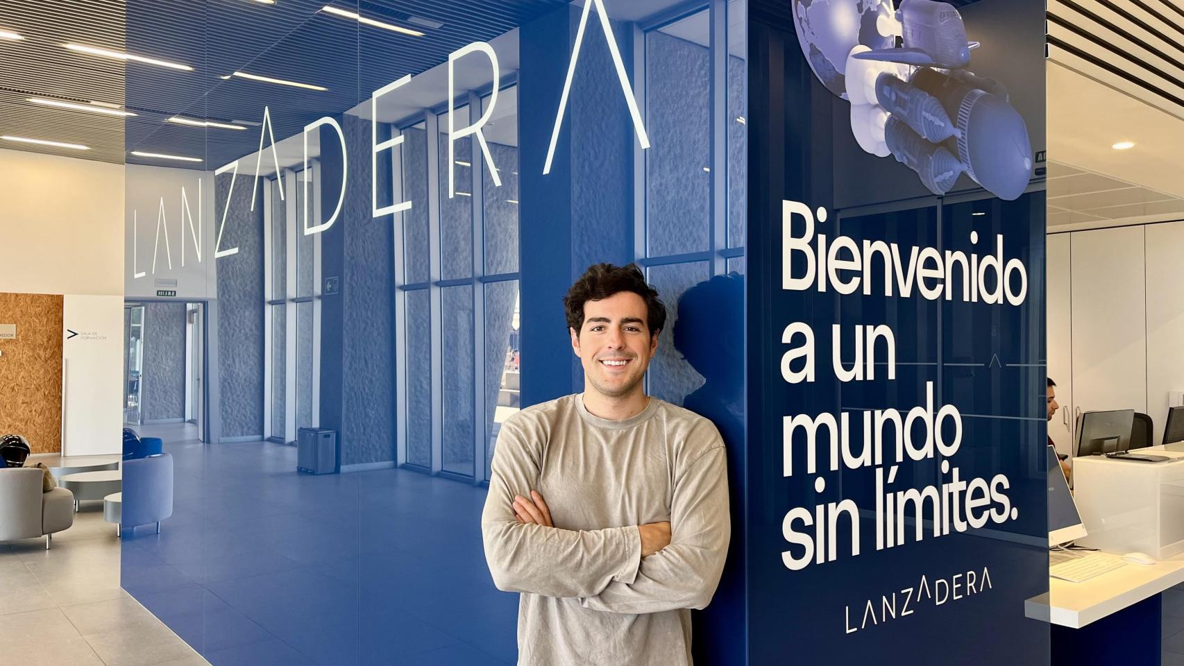 Eduardo Pena, fundador y CEO de Swipet en las oficinas de Lanzadera en Valencia.