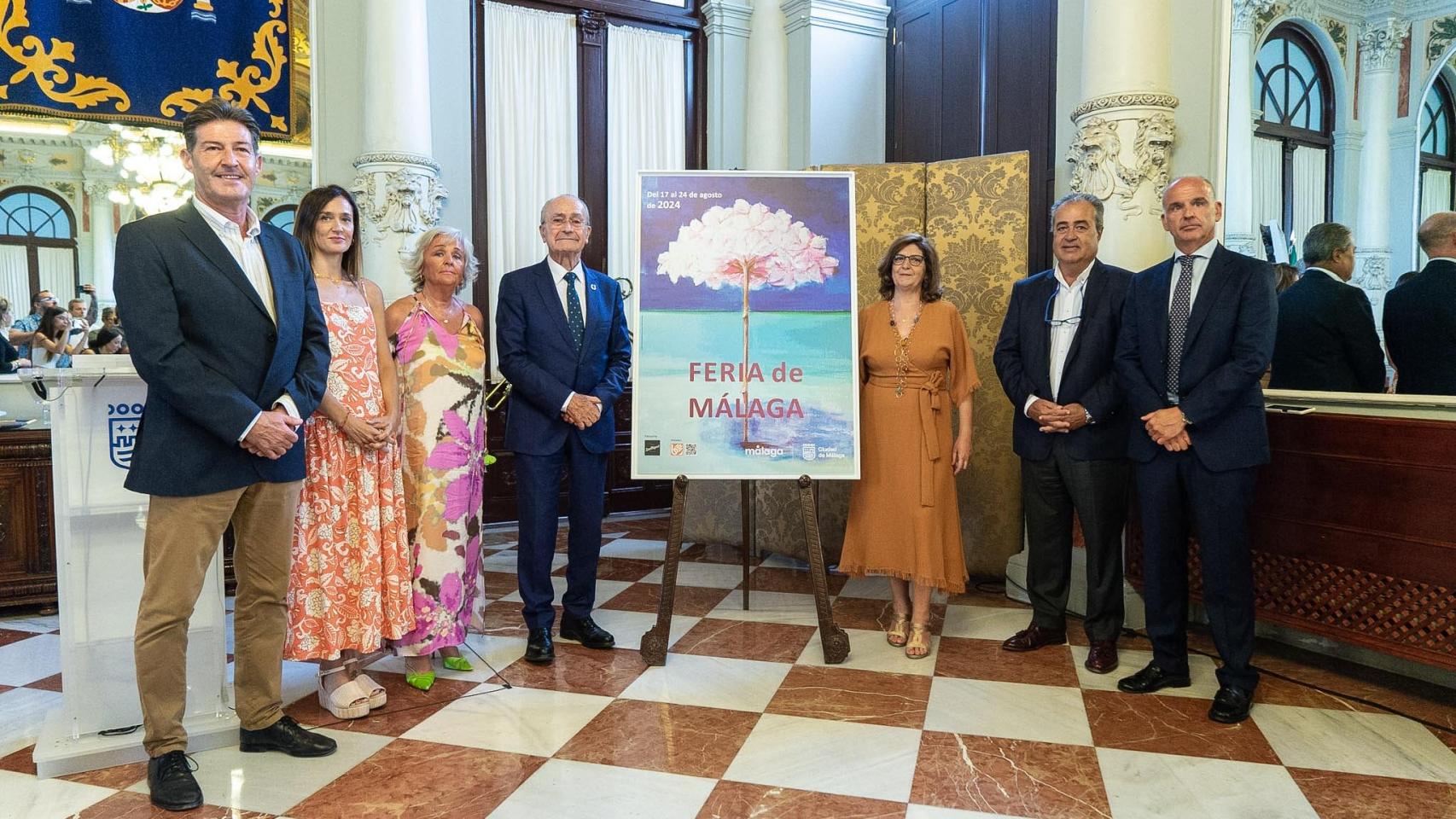 Presentación del cartel de la Feria de Málaga 2024.