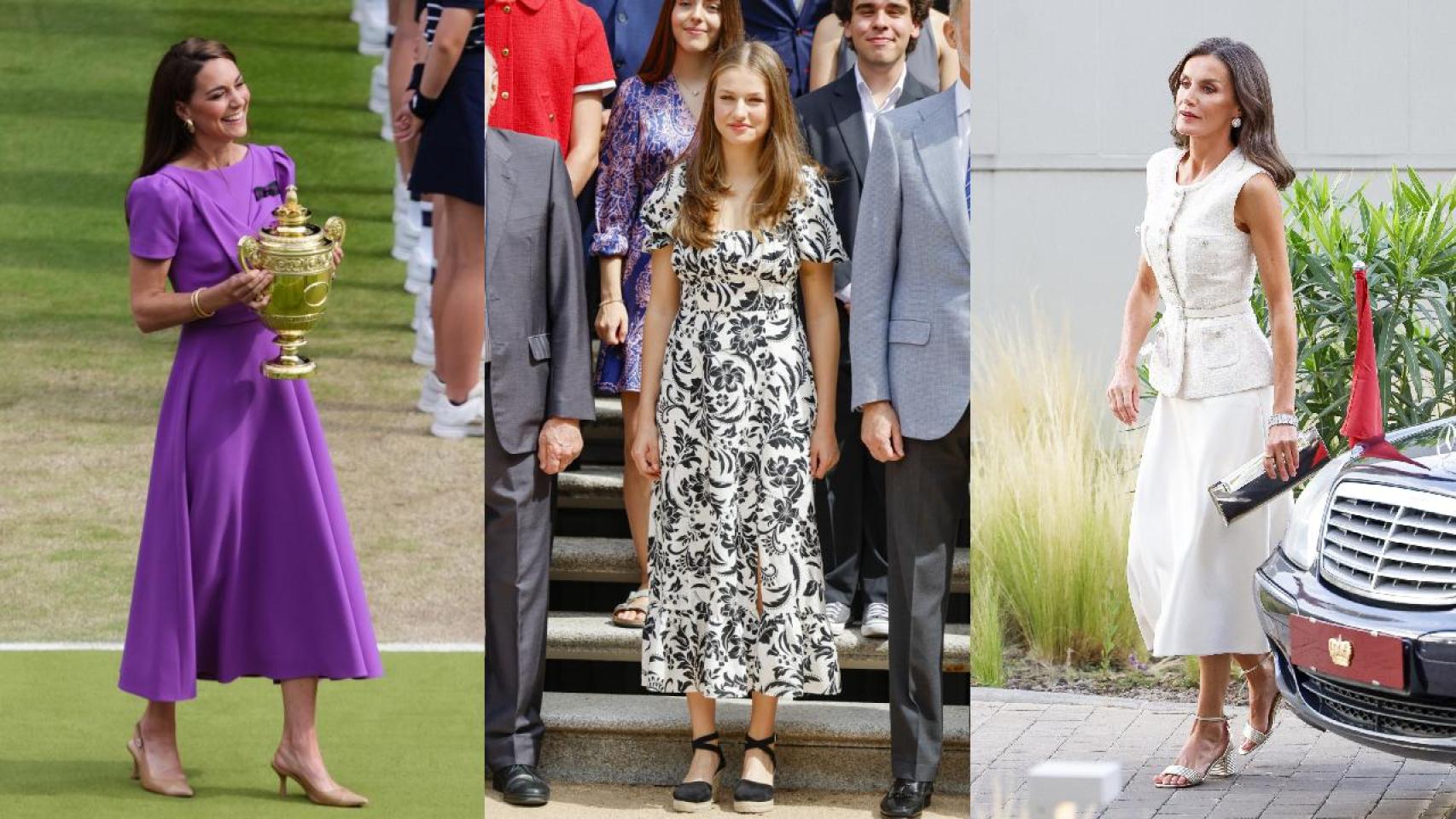 Del vestido de Mango de la infanta Sofía al conjunto 'trampantojo' de la reina Letizia: los looks 'royal' de la semana