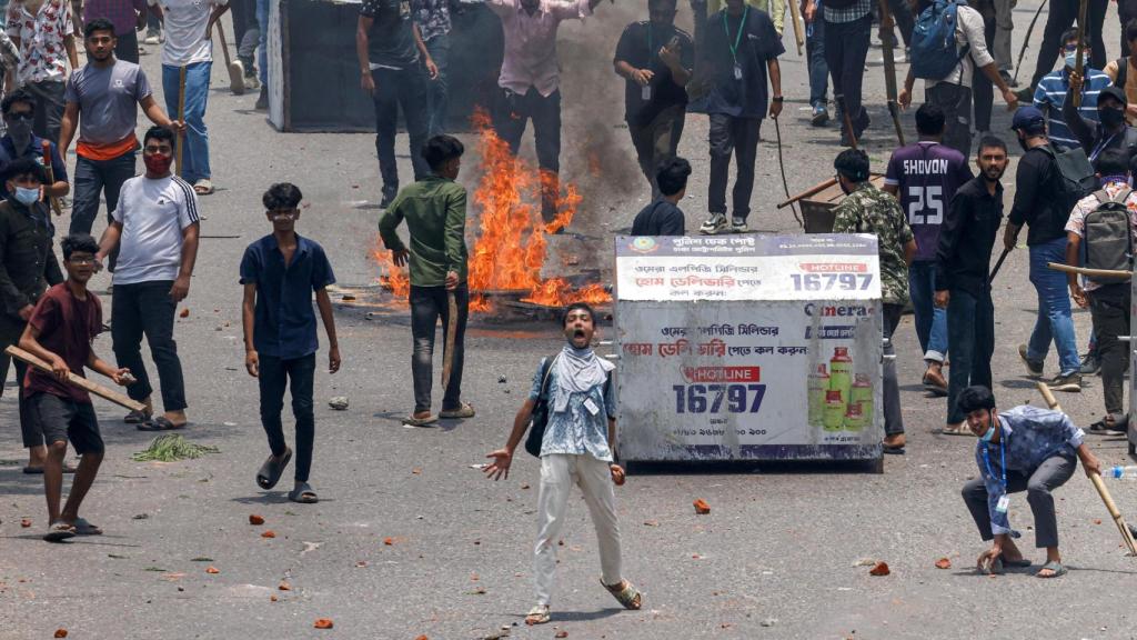 Protestas estudiantiles en Bangladesh