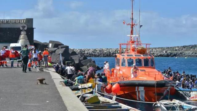 Llegada de migrantes a Canarias, en una imagen de archivo.