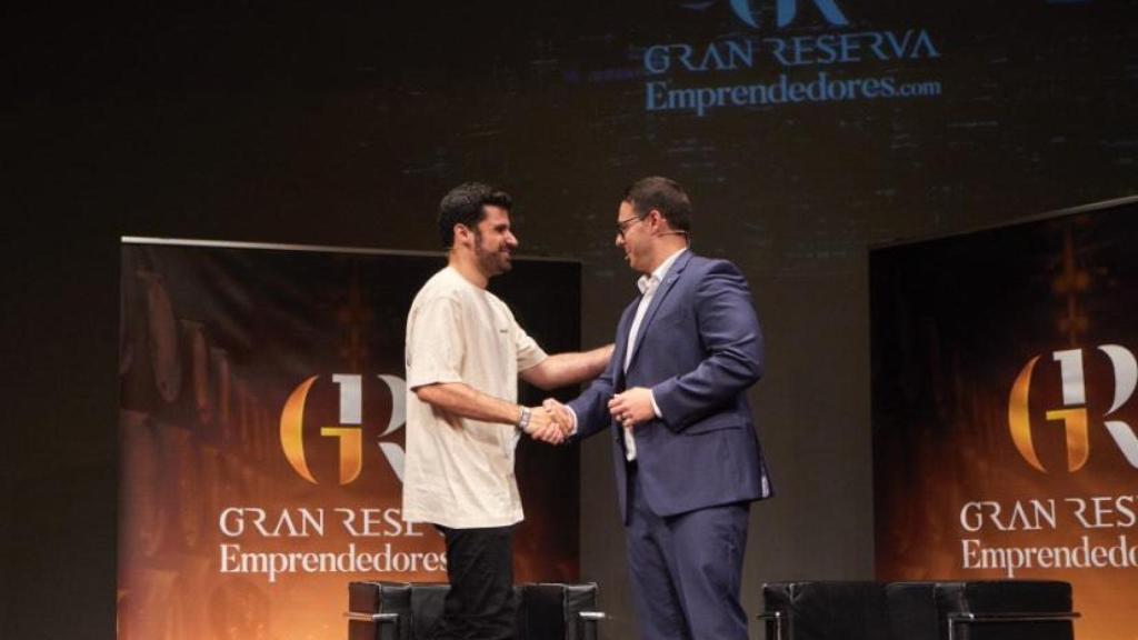 Emilo Froján y Rafel Mayol en el evento Gran Reserva de Emprendedores