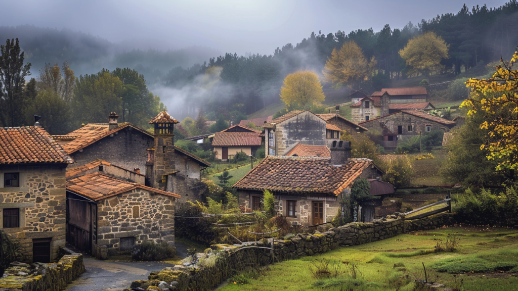 Un pueblo de Galicia.