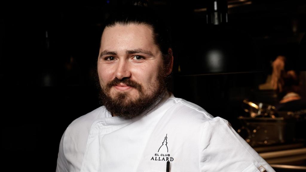 El chef Juan Rodero en el Club Allard.