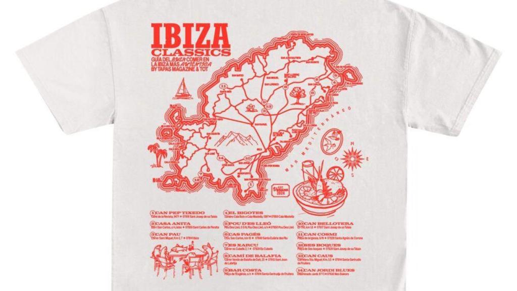 Los 14 clásicos de Ibiza, en Camiseta.