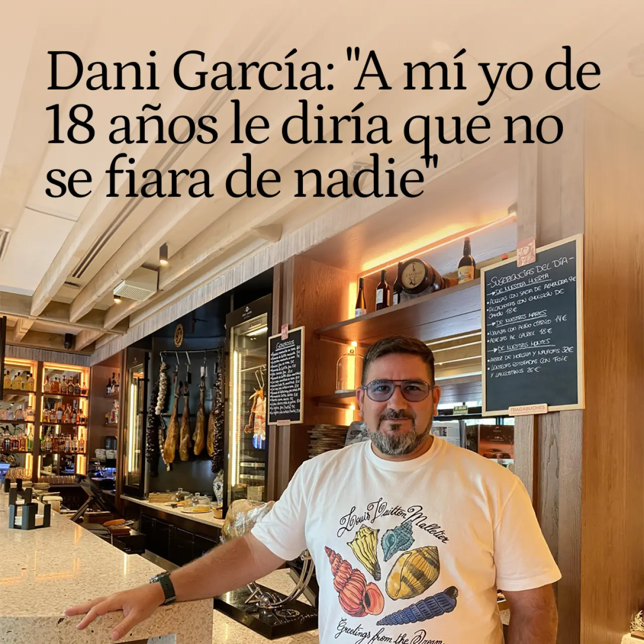Dani García, primer español con una Estrella Michelin en Dubái: "A mi yo de 18 años le diría que no se fiara de nadie"