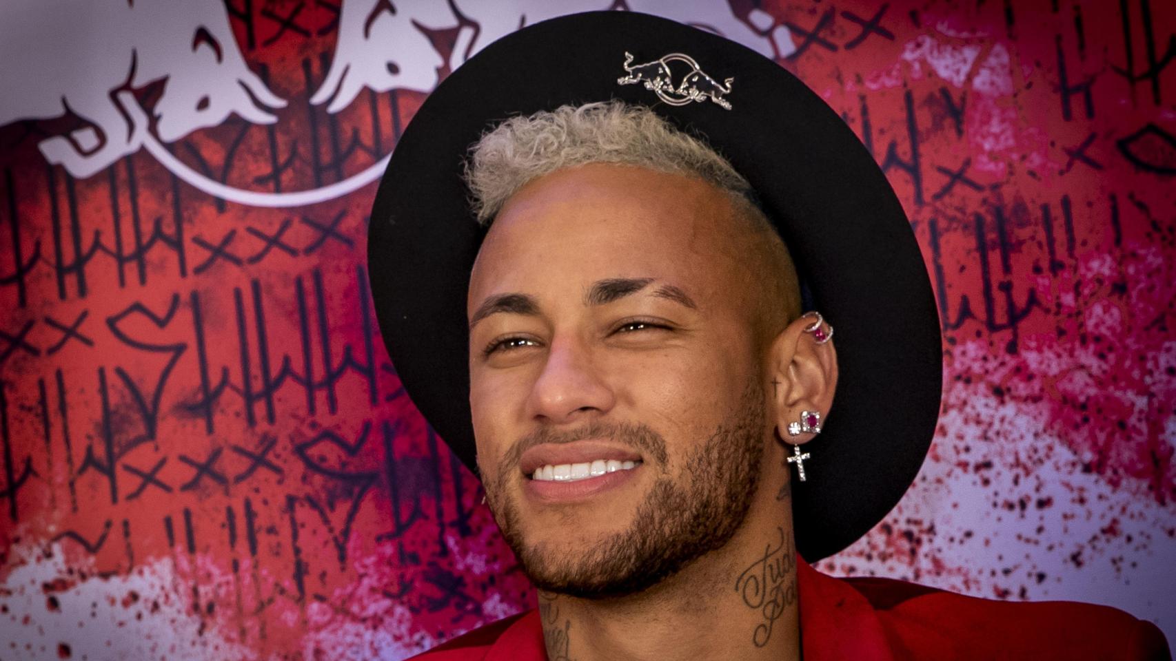 Neymar durante una celebración en Francia en 2019.