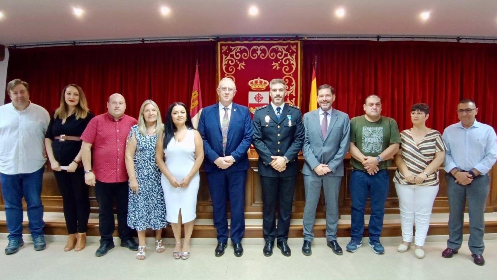 Premio para un policía de Ciudad Real que salvó a un hombre de ser arroyado por un tren