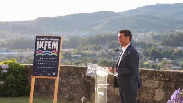 Luis López durante la presentación del Ikfem