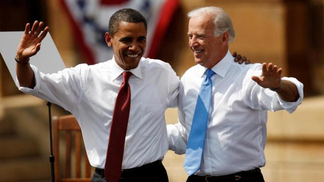 Barack Obama junto a Joe Biden. Imagen de archivo.