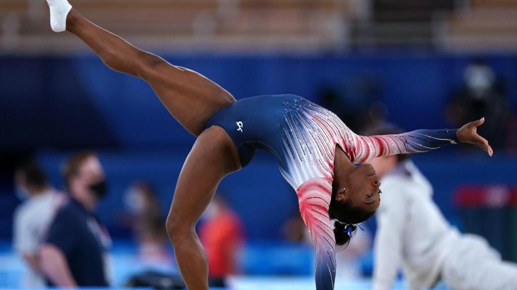 Simone Biles durante los Juegos Olímpicos de Tokio.