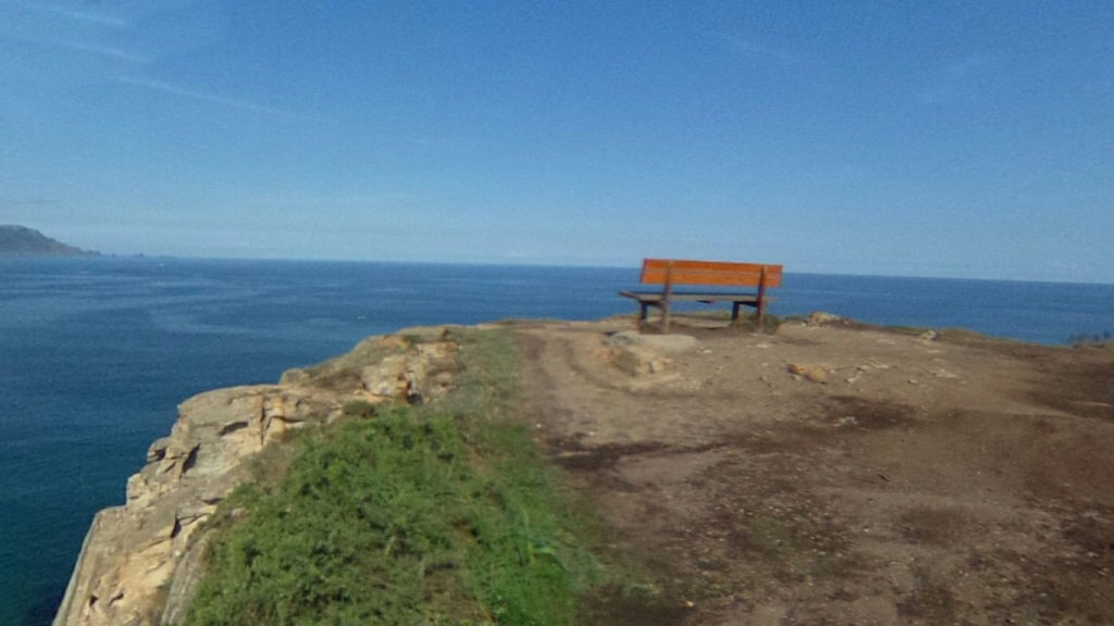 El banco de Loiba, en el municipio gallego de Ortigueira, junto al que cayó el hombre fallecido al mar