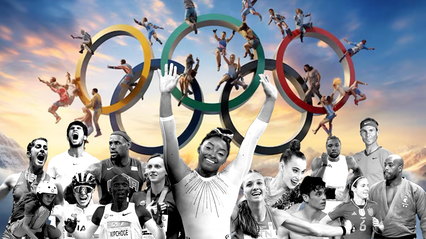 Las estrellas de París 2024: Biles, LeBron, Kipchoge y los grandes nombres que brillarán en los JJOO