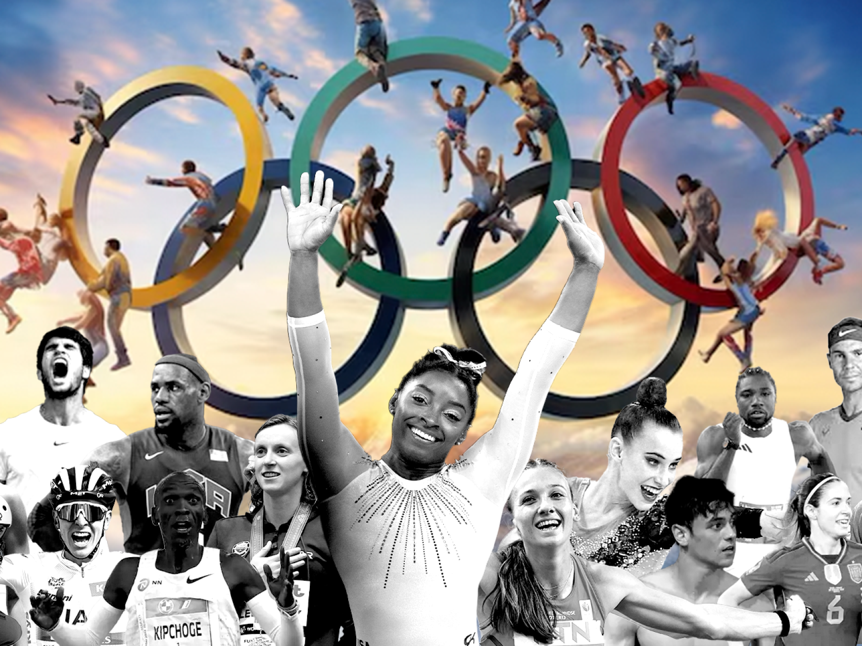 Las estrellas de París 2024: Biles, LeBron, Kipchoge y los grandes nombres  que brillarán en los JJOO