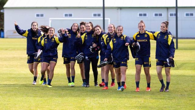 Jugadoras del Dépor Abanca durante un entrenamiento