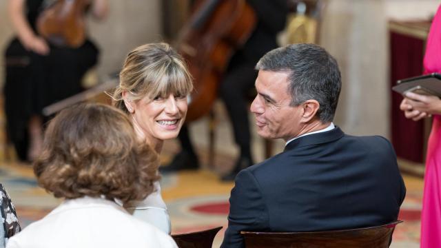 Pedro Sánchez y Begoña Gómez el pasado 19 de junio en Madrid.