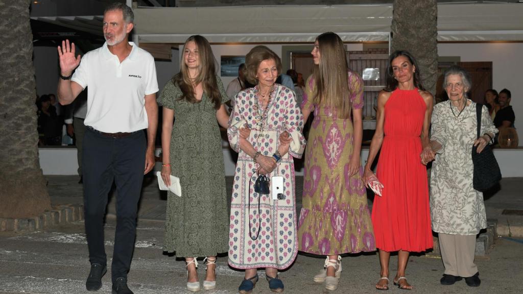 La Familia Real en su última visita a Palma de Mallorca en agosto de 2023.