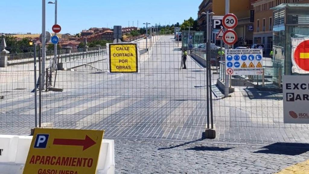 Corte de tráfico en Padre Claret