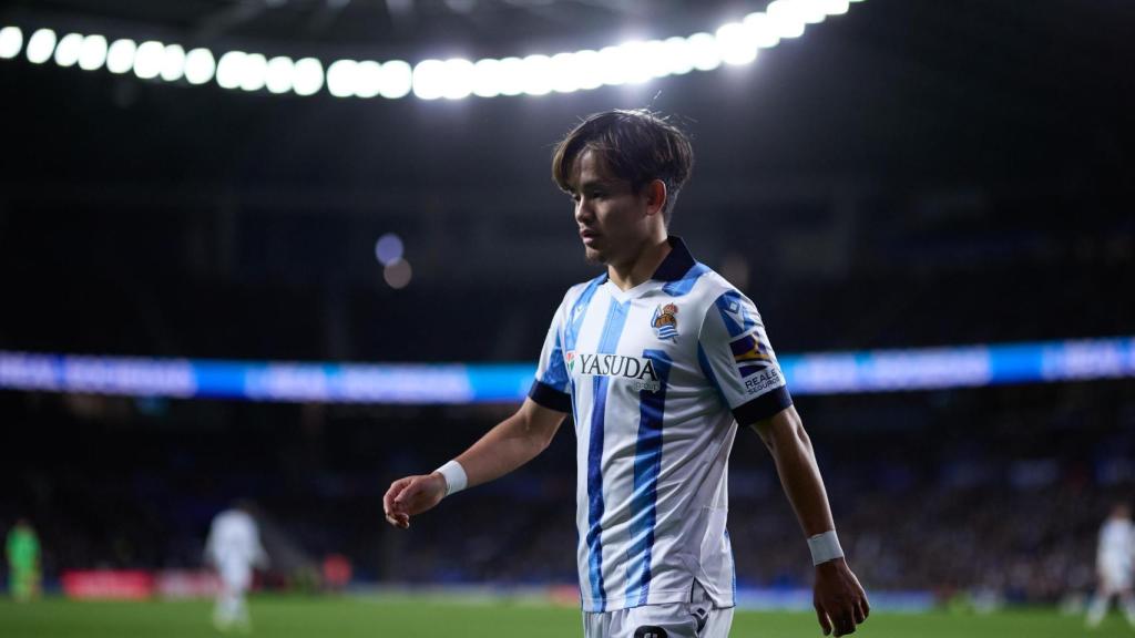 Take Kubo, con la Real Sociedad