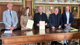 Firma de un convenio entre la Real Fundación de Toledo y la Fundación Primatialis Sedes Toletana para el programa musical del centenario de la Catedral Primada.